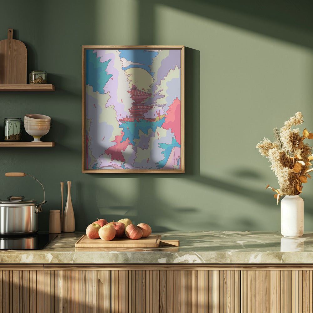 The Hidden Temple - Stretched Canvas, Poster or Fine Art Print I Heart Wall Art