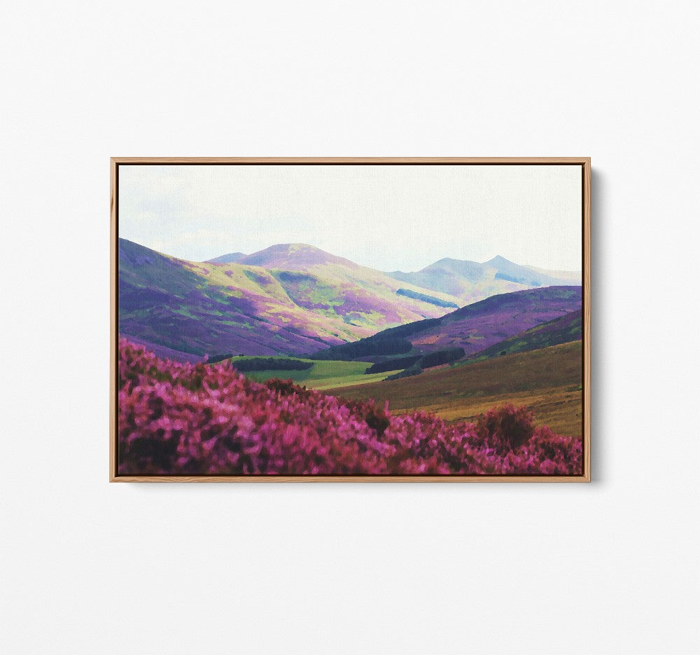 The Highlands - Highland Scotland Canvas Wall Art Print - I Heart Wall Art