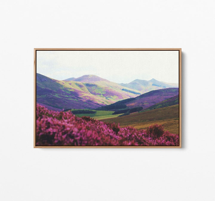 The Highlands - Highland Scotland Canvas Wall Art Print - I Heart Wall Art