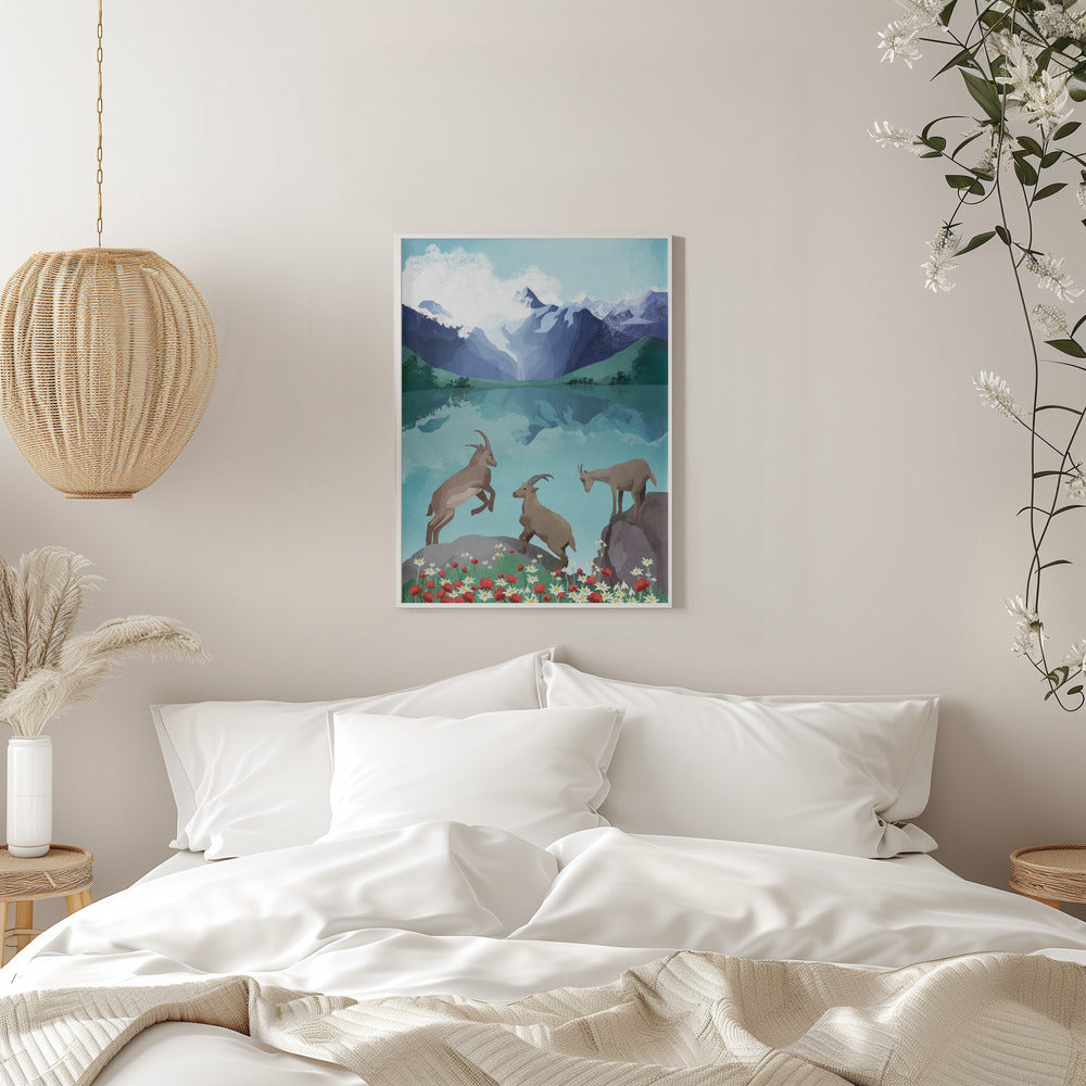 The Hills Are Alive - Stretched Canvas, Poster or Fine Art Print I Heart Wall Art