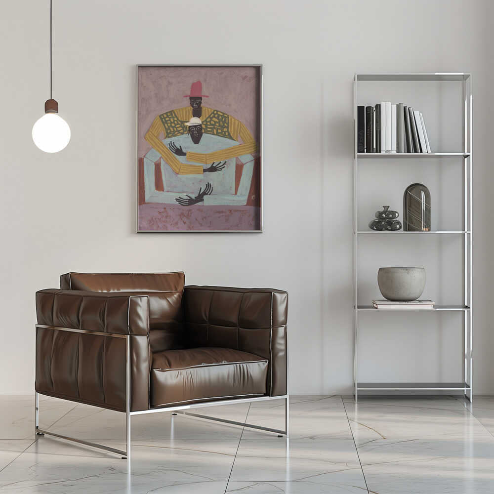 The Hug - Stretched Canvas, Poster or Fine Art Print - I Heart Wall Art - Poster Print, Canvas Print or Framed Art Print