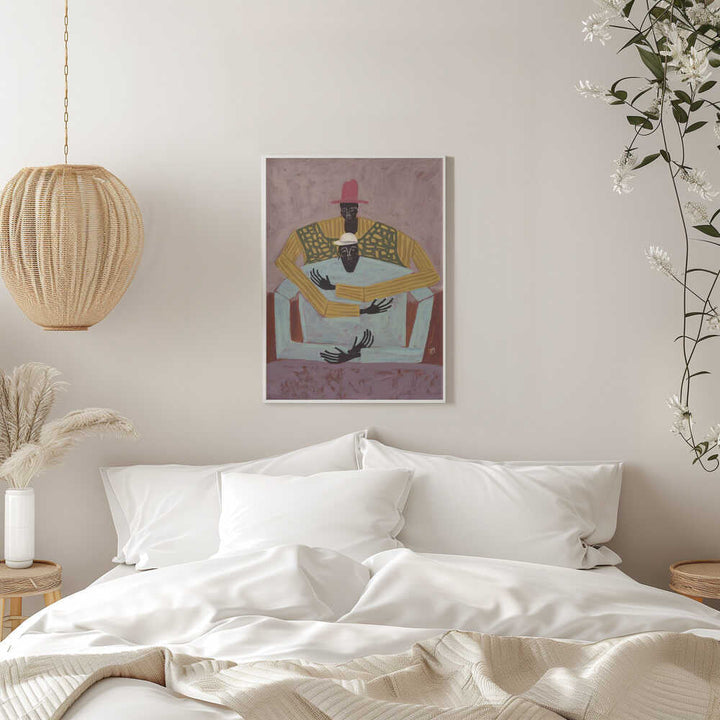 The Hug - Stretched Canvas, Poster or Fine Art Print - I Heart Wall Art - Poster Print, Canvas Print or Framed Art Print