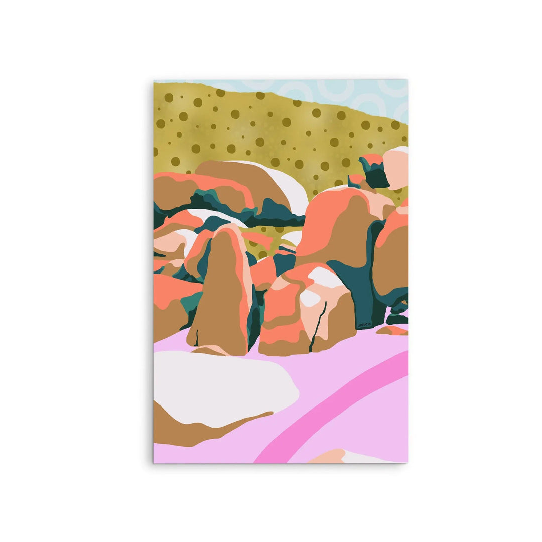 The Island By Unratio - Stretched Canvas Print or Framed Fine Art Print - Artwork I Heart Wall Art Australia 
