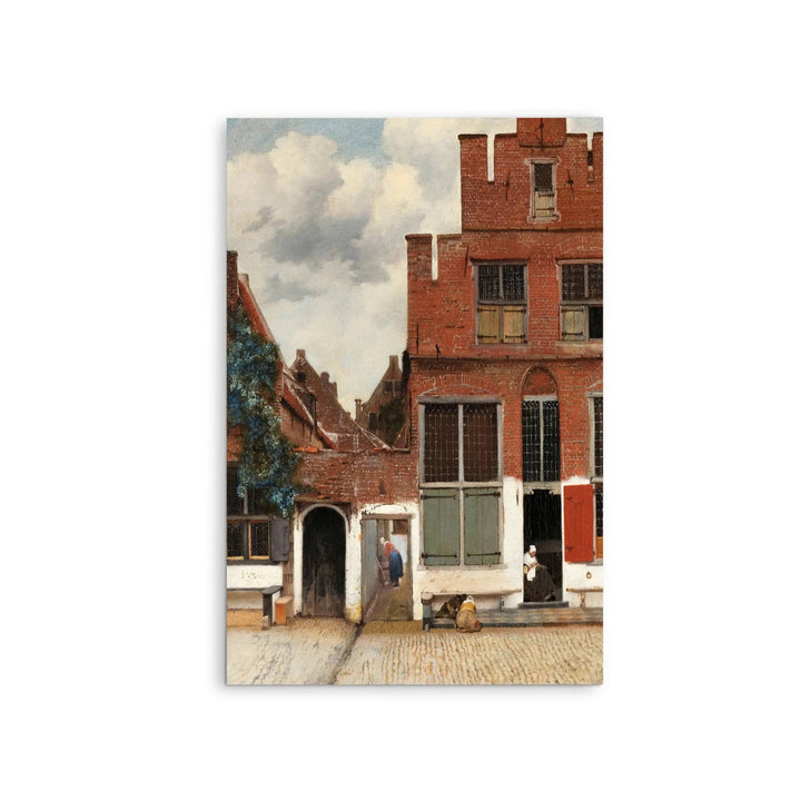 The Little Street (ca. 1658) by Johannes Vermeer - Stretched Canvas Print or Framed Fine Art Print - Artwork I Heart Wall Art Australia 
