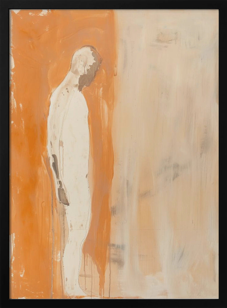 The Man In Orange - Stretched Canvas, Poster or Fine Art Print I Heart Wall Art