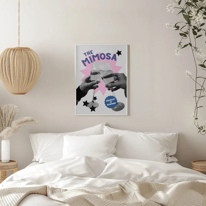 The mimosa - Stretched Canvas, Poster or Fine Art Print I Heart Wall Art