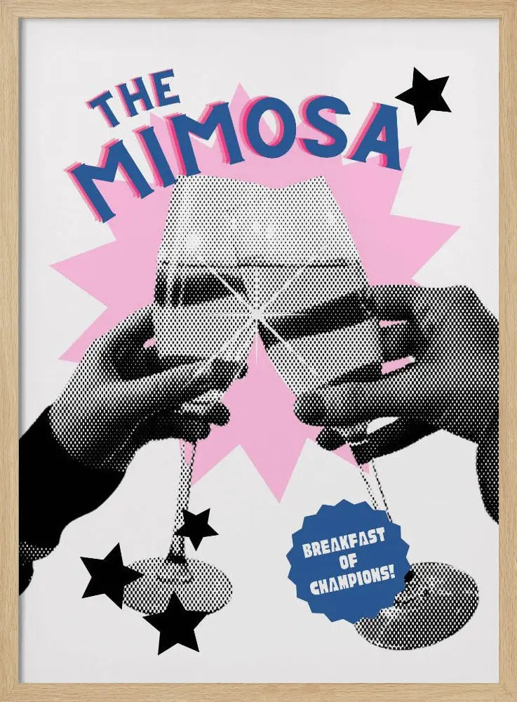 The mimosa - Stretched Canvas, Poster or Fine Art Print I Heart Wall Art