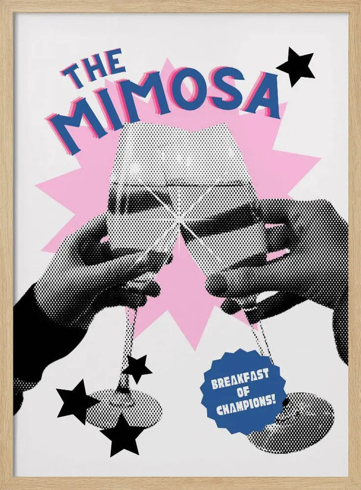 The mimosa - Stretched Canvas, Poster or Fine Art Print I Heart Wall Art