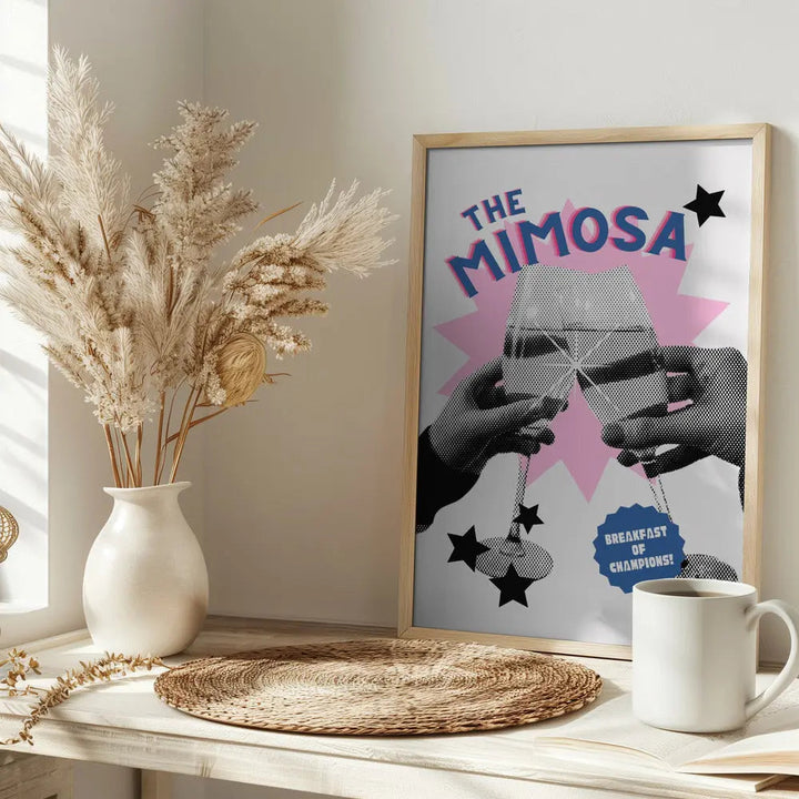 The mimosa - Stretched Canvas, Poster or Fine Art Print I Heart Wall Art