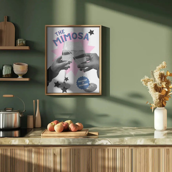 The mimosa - Stretched Canvas, Poster or Fine Art Print I Heart Wall Art