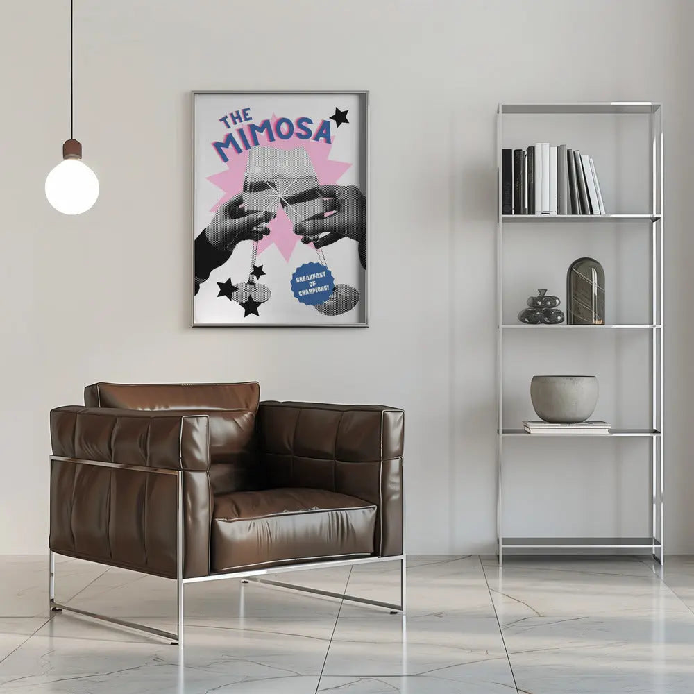 The mimosa - Stretched Canvas, Poster or Fine Art Print I Heart Wall Art