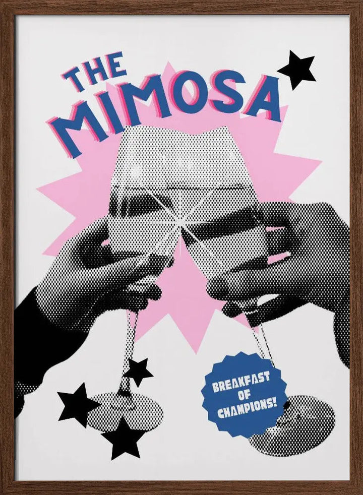 The mimosa - Stretched Canvas, Poster or Fine Art Print I Heart Wall Art