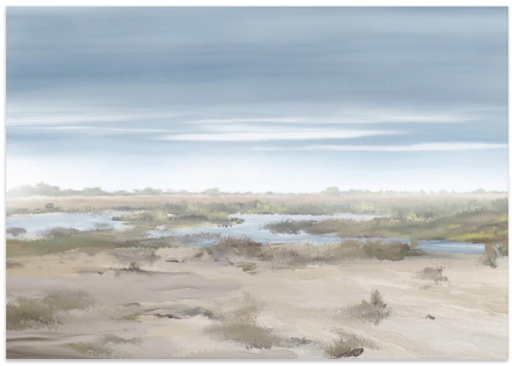 The Misty Rising, Caprivi, Botswana - Stretched Canvas, Poster or Fine Art Print - I Heart Wall Art - Poster Print, Canvas Print or Framed Art Print