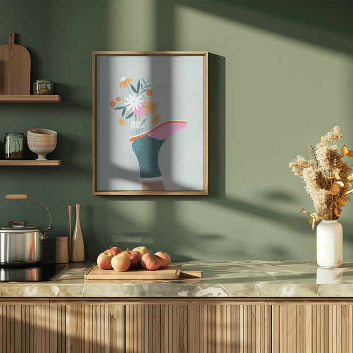 The Modern Mule - Stretched Canvas, Poster or Fine Art Print I Heart Wall Art