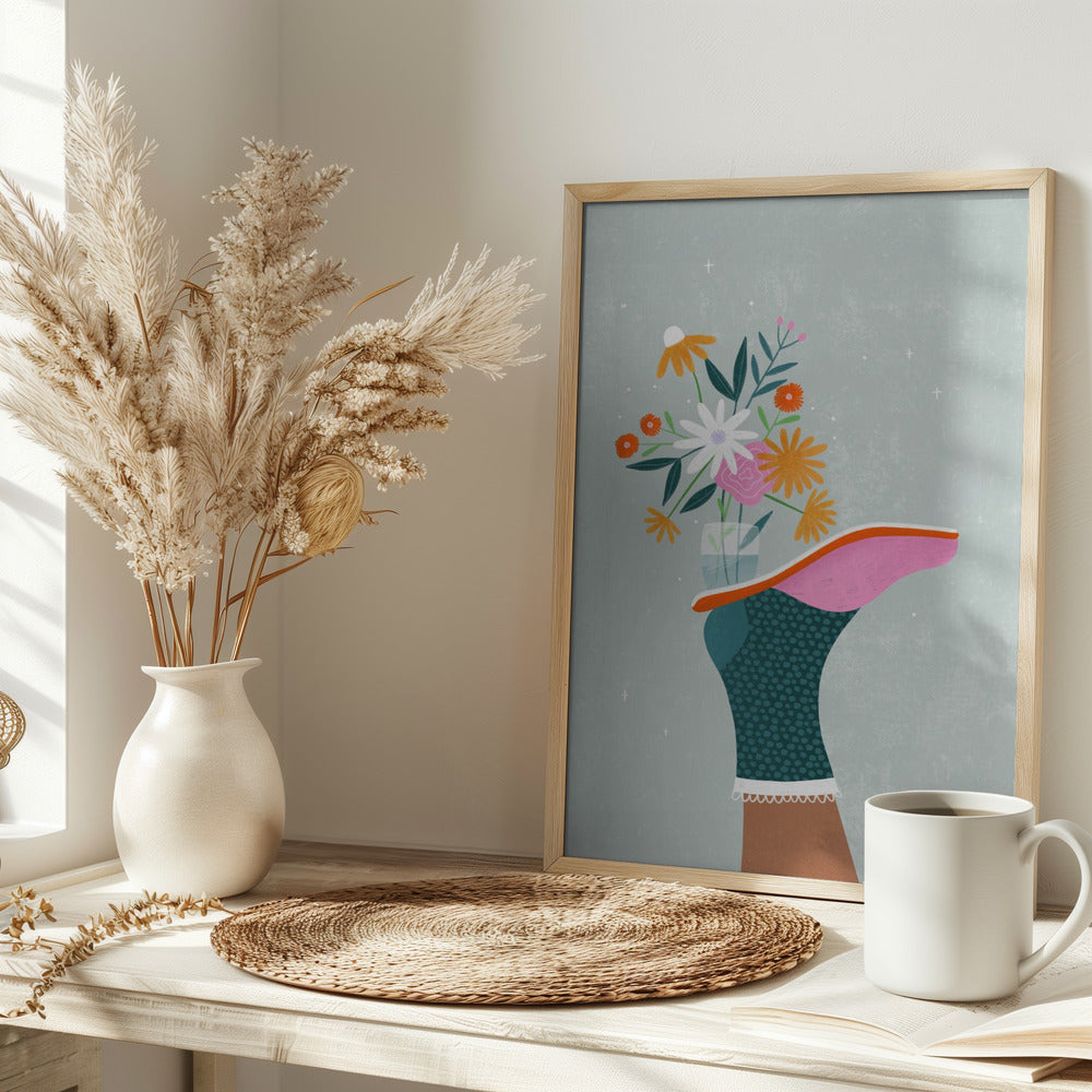 The Modern Mule - Stretched Canvas, Poster or Fine Art Print I Heart Wall Art