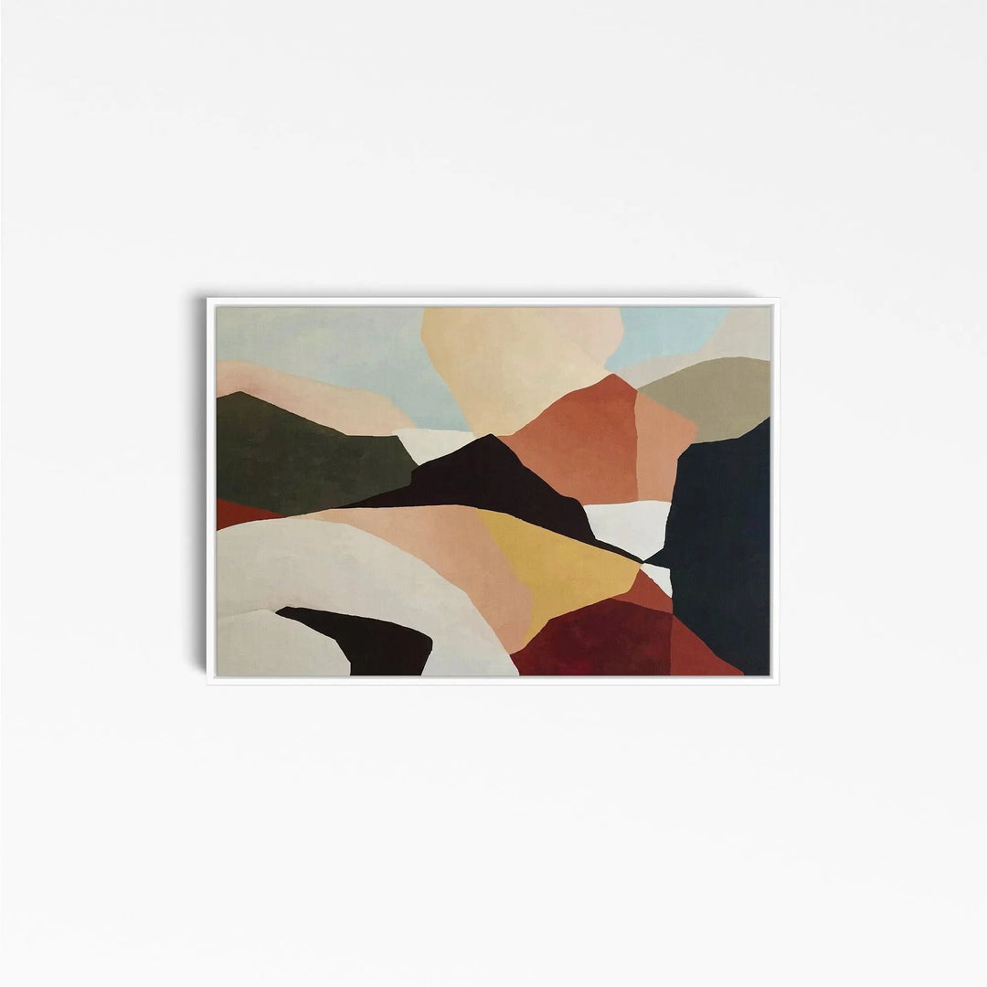 The Mountains Beyond - Contemporary Boho Style Mountain Landscape Artwork - I Heart Wall Art