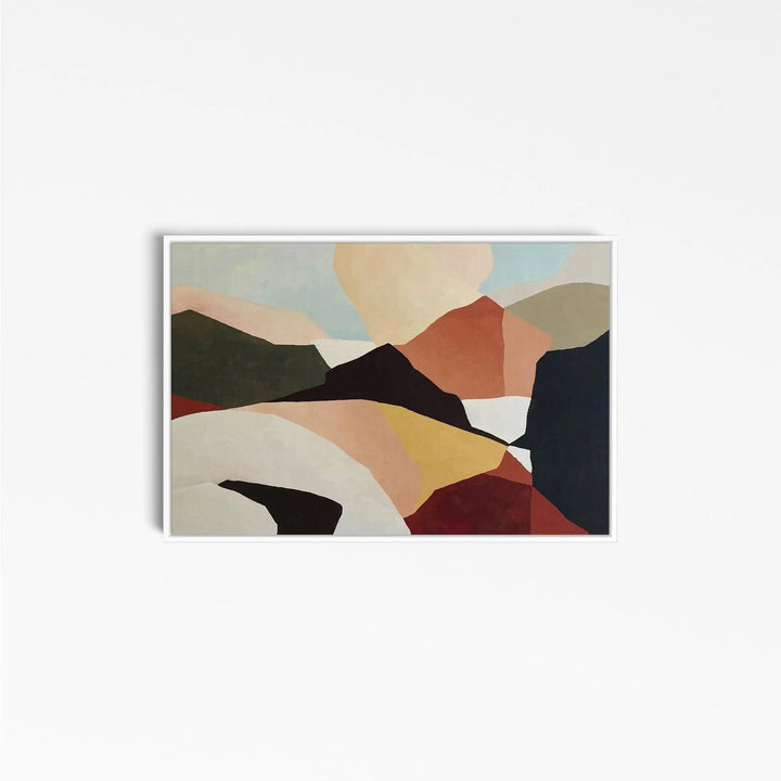 The Mountains Beyond - Contemporary Boho Style Mountain Landscape Artwork - I Heart Wall Art
