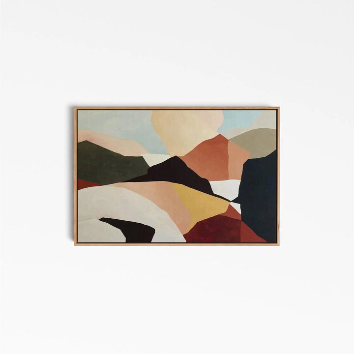 The Mountains Beyond - Contemporary Boho Style Mountain Landscape Artwork - I Heart Wall Art