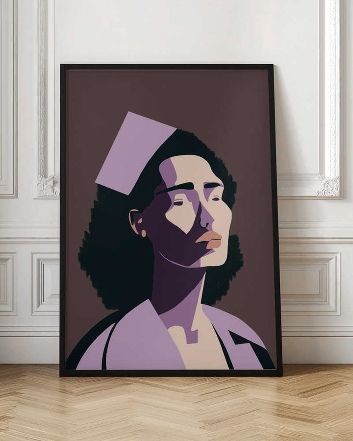 THE NURSE - Stretched Canvas, Poster or Fine Art Print - I Heart Wall Art - Poster Print, Canvas Print or Framed Art Print