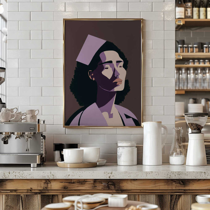THE NURSE - Stretched Canvas, Poster or Fine Art Print - I Heart Wall Art - Poster Print, Canvas Print or Framed Art Print