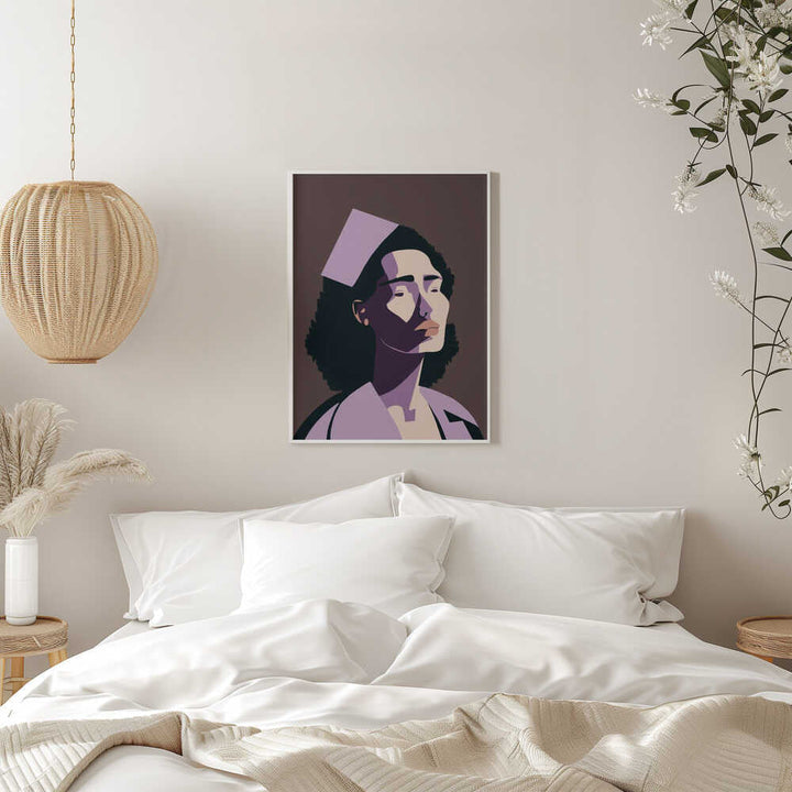THE NURSE - Stretched Canvas, Poster or Fine Art Print - I Heart Wall Art - Poster Print, Canvas Print or Framed Art Print