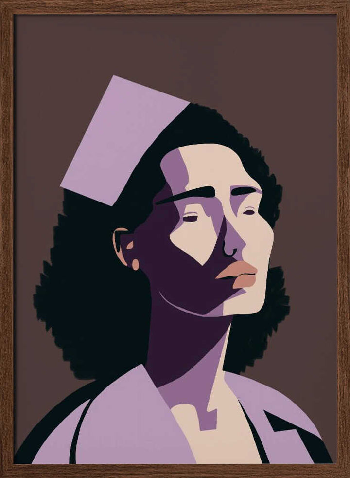 THE NURSE - Stretched Canvas, Poster or Fine Art Print - I Heart Wall Art - Poster Print, Canvas Print or Framed Art Print