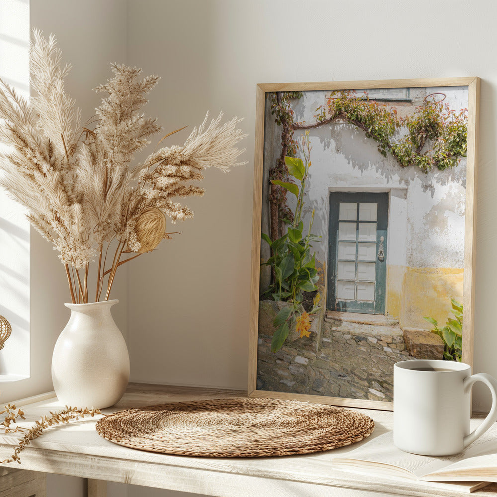 The Obidós Door - Stretched Canvas, Poster or Fine Art Print I Heart Wall Art