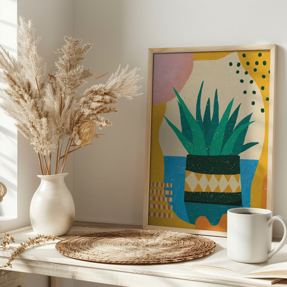 The Orange Day - Stretched Canvas, Poster or Fine Art Print I Heart Wall Art