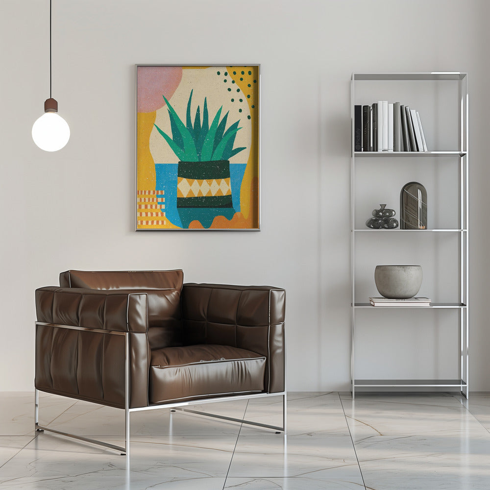 The Orange Day - Stretched Canvas, Poster or Fine Art Print I Heart Wall Art