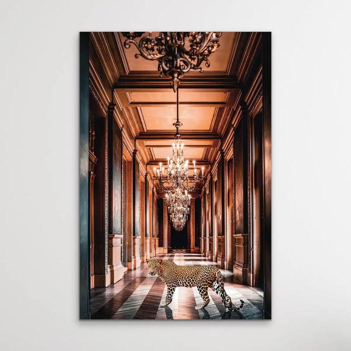 The Palace Leopard - Leopard Loose In Luxury Palace Photographic Print I Heart Wall Art Australia 