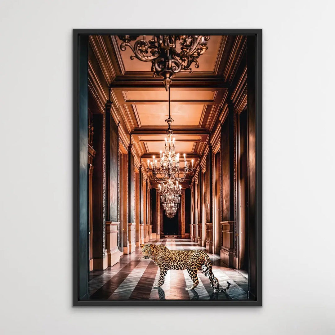 The Palace Leopard - Leopard Loose In Luxury Palace Photographic Print I Heart Wall Art Australia 