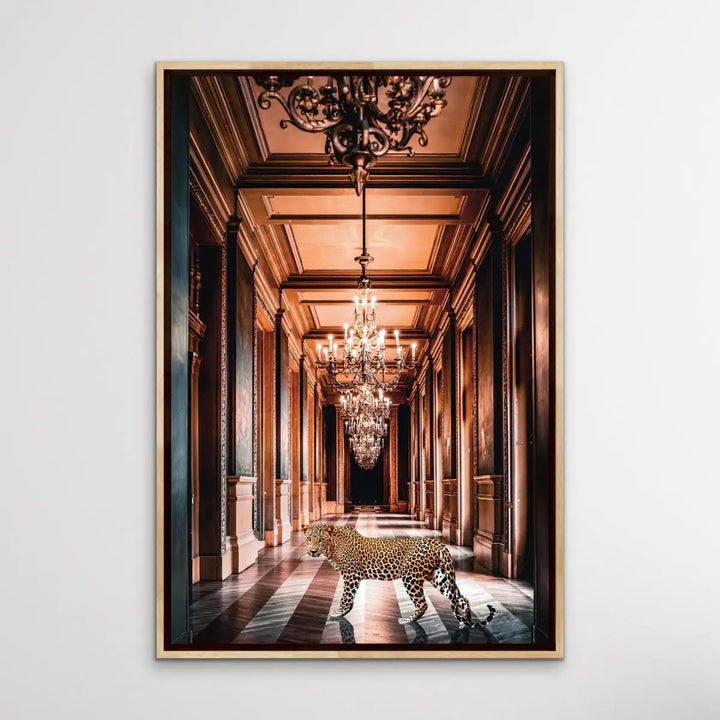 The Palace Leopard - Leopard Loose In Luxury Palace Photographic Print I Heart Wall Art Australia 