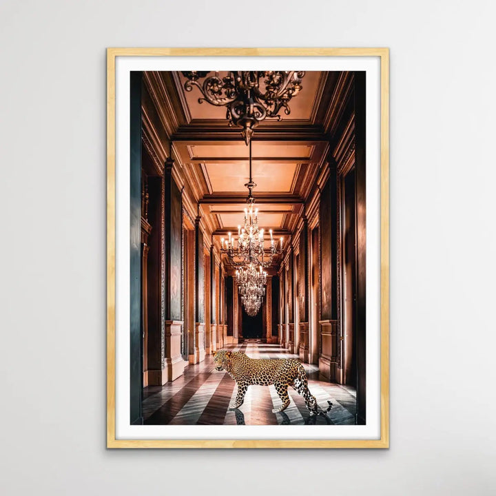 The Palace Leopard - Leopard Loose In Luxury Palace Photographic Print I Heart Wall Art Australia 