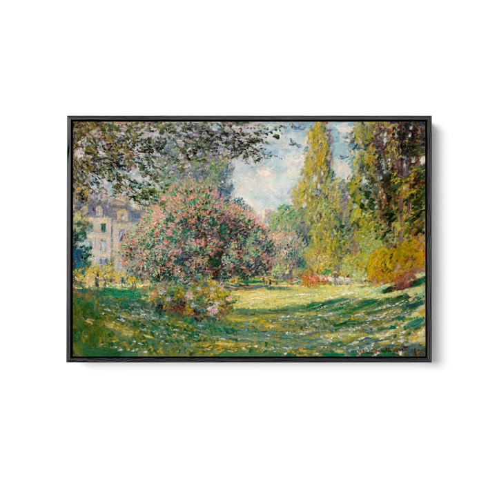 The Parc Monceau (1876) by Claude Monet - Stretched Canvas or Wall Art Print - I Heart Wall Art - Poster Print, Canvas Print or Framed Art Print