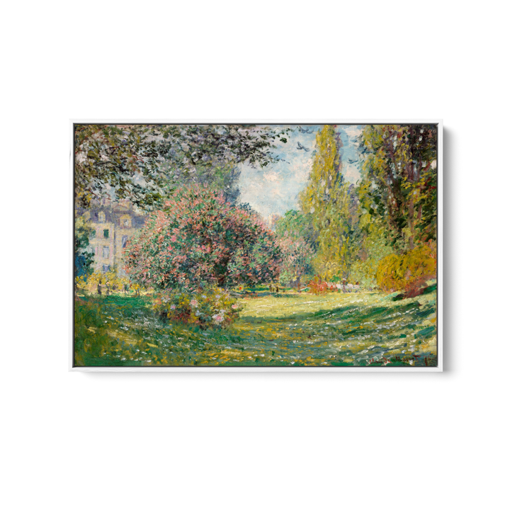 The Parc Monceau (1876) by Claude Monet - Stretched Canvas or Wall Art Print - I Heart Wall Art - Poster Print, Canvas Print or Framed Art Print