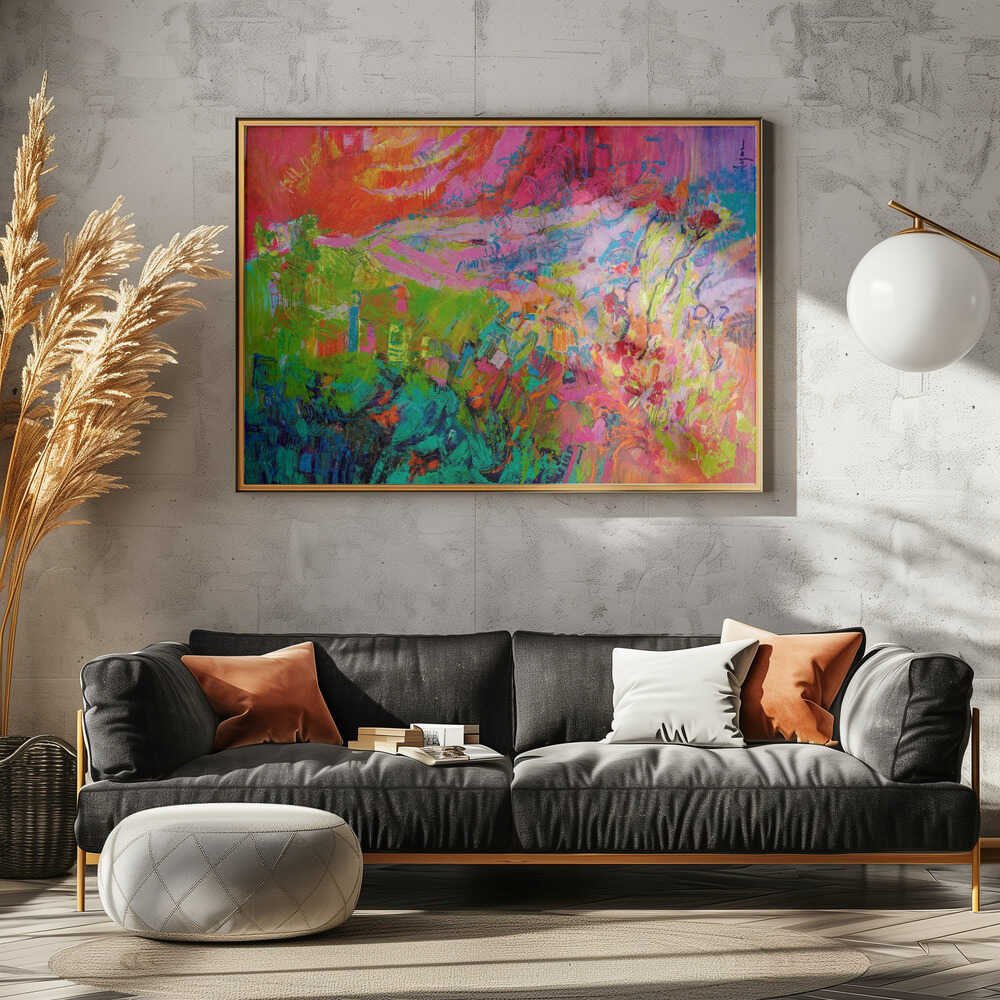 The Passionate Diva - Stretched Canvas, Poster or Fine Art Print - I Heart Wall Art - Poster Print, Canvas Print or Framed Art Print