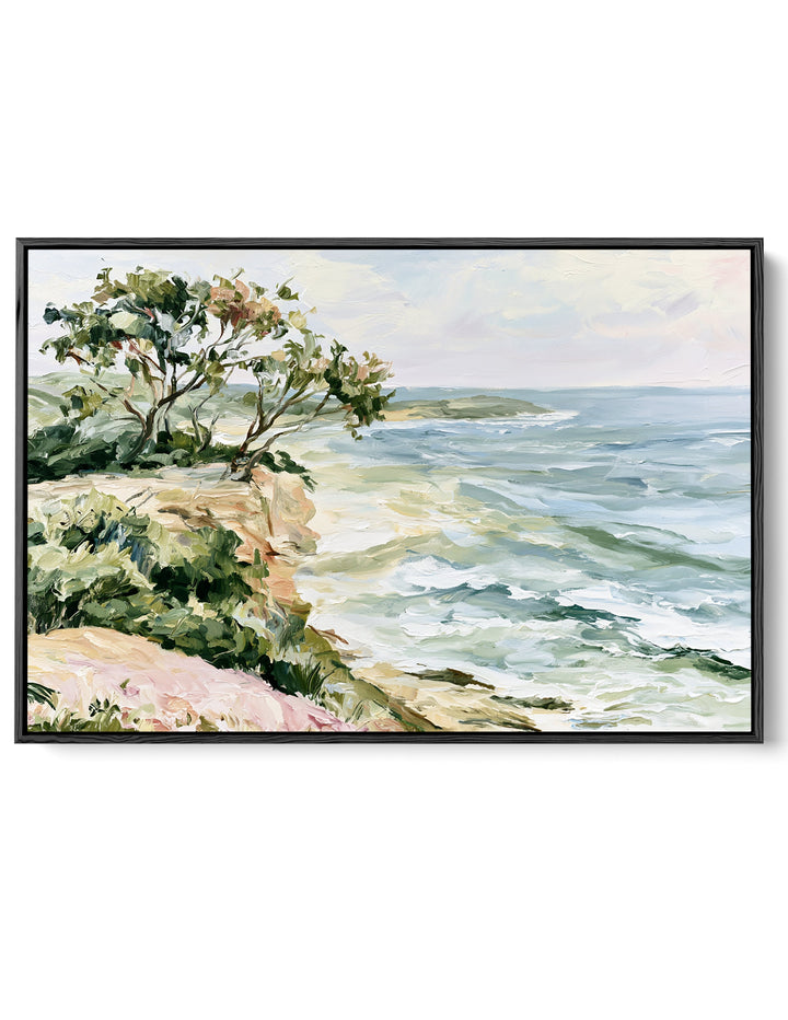 The Peaceful Edge by IHeartStudio - Australian Contemporary Coastal Landscape Canvas Print