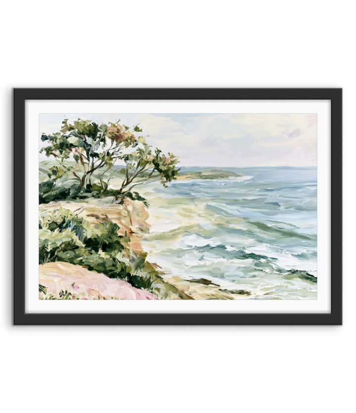 The Peaceful Edge by IHeartStudio - Australian Contemporary Coastal Landscape Canvas Print