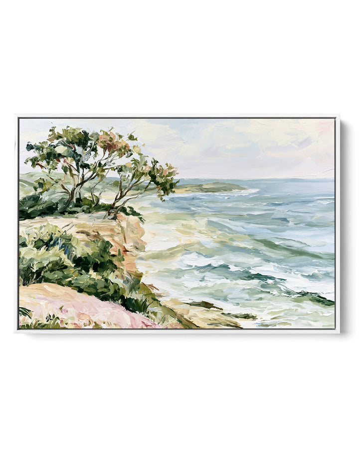 The Peaceful Edge by IHeartStudio - Australian Contemporary Coastal Landscape Canvas Print
