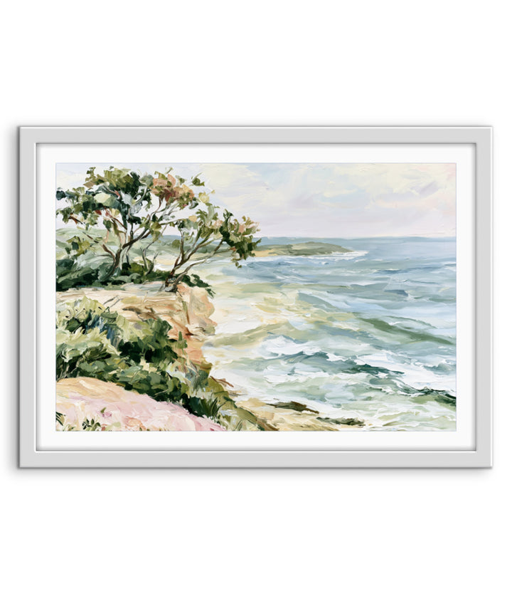 The Peaceful Edge by IHeartStudio - Australian Contemporary Coastal Landscape Canvas Print