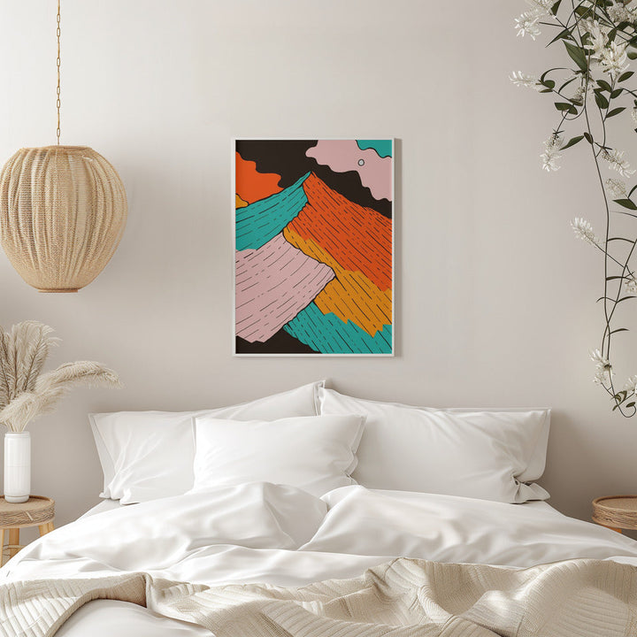 The Peak of Colour - Stretched Canvas, Poster or Fine Art Print I Heart Wall Art