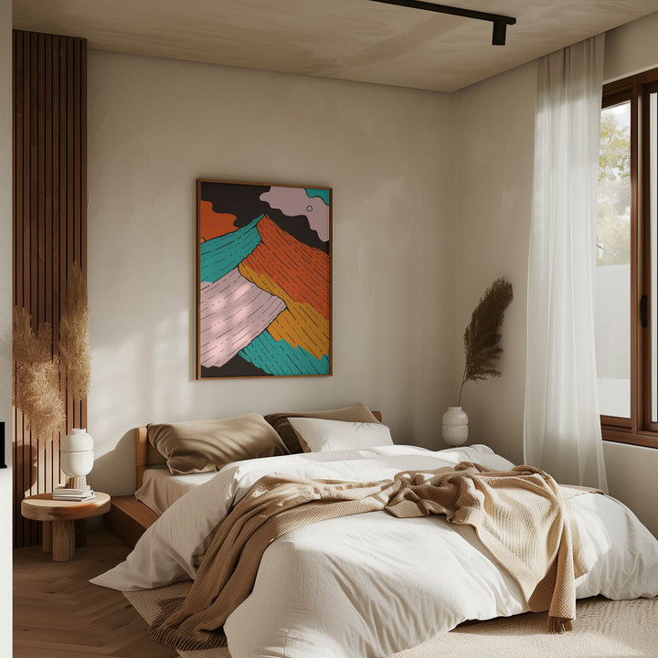 The Peak of Colour - Stretched Canvas, Poster or Fine Art Print I Heart Wall Art