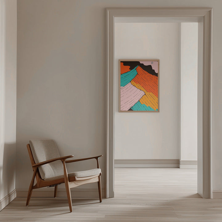 The Peak of Colour - Stretched Canvas, Poster or Fine Art Print I Heart Wall Art