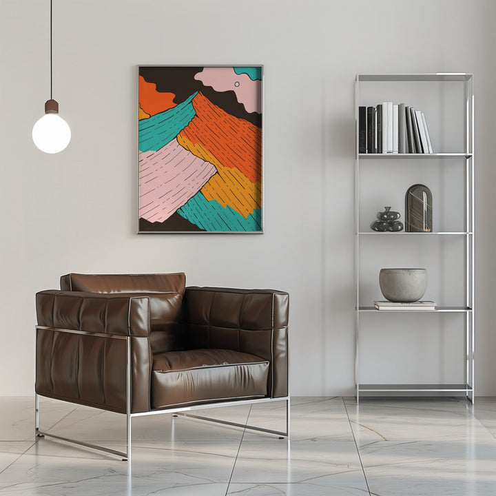 The Peak of Colour - Stretched Canvas, Poster or Fine Art Print I Heart Wall Art