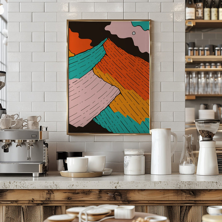 The Peak of Colour - Stretched Canvas, Poster or Fine Art Print I Heart Wall Art