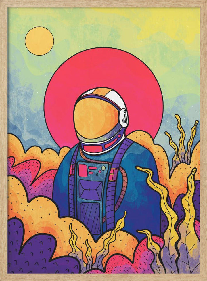 The Planet Explorer - Stretched Canvas, Poster or Fine Art Print I Heart Wall Art