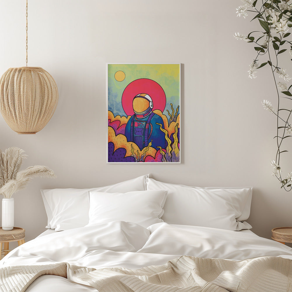 The Planet Explorer - Stretched Canvas, Poster or Fine Art Print I Heart Wall Art