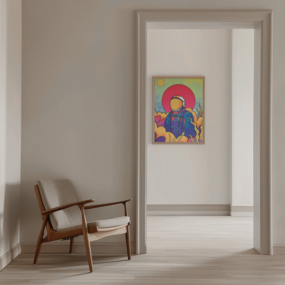 The Planet Explorer - Stretched Canvas, Poster or Fine Art Print I Heart Wall Art