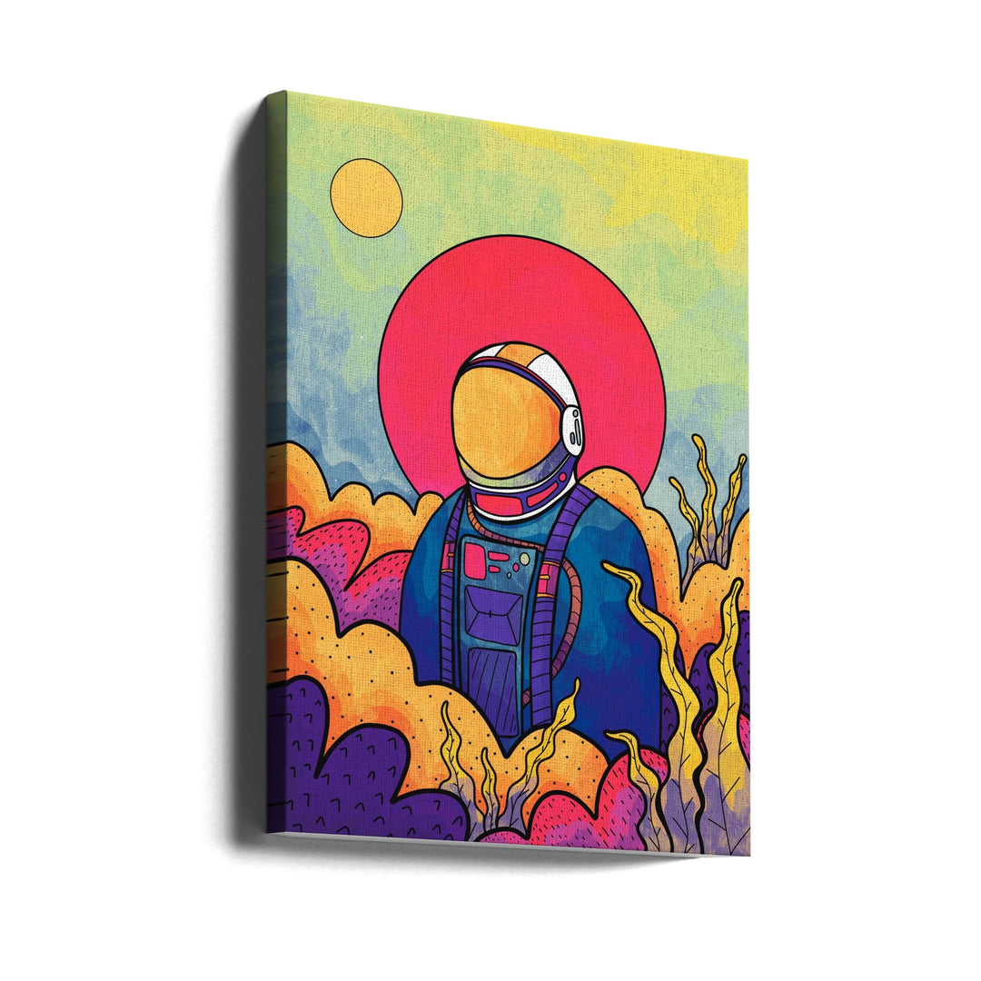 The Planet Explorer - Stretched Canvas, Poster or Fine Art Print I Heart Wall Art