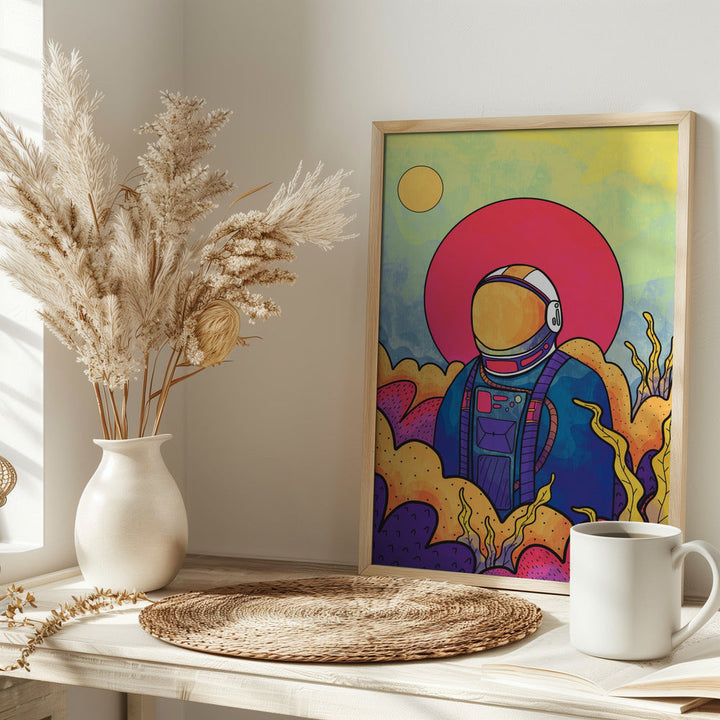 The Planet Explorer - Stretched Canvas, Poster or Fine Art Print I Heart Wall Art